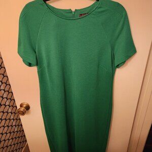 Long Tall Sally Emerald Green Sheath Dress - Size 10 Tall